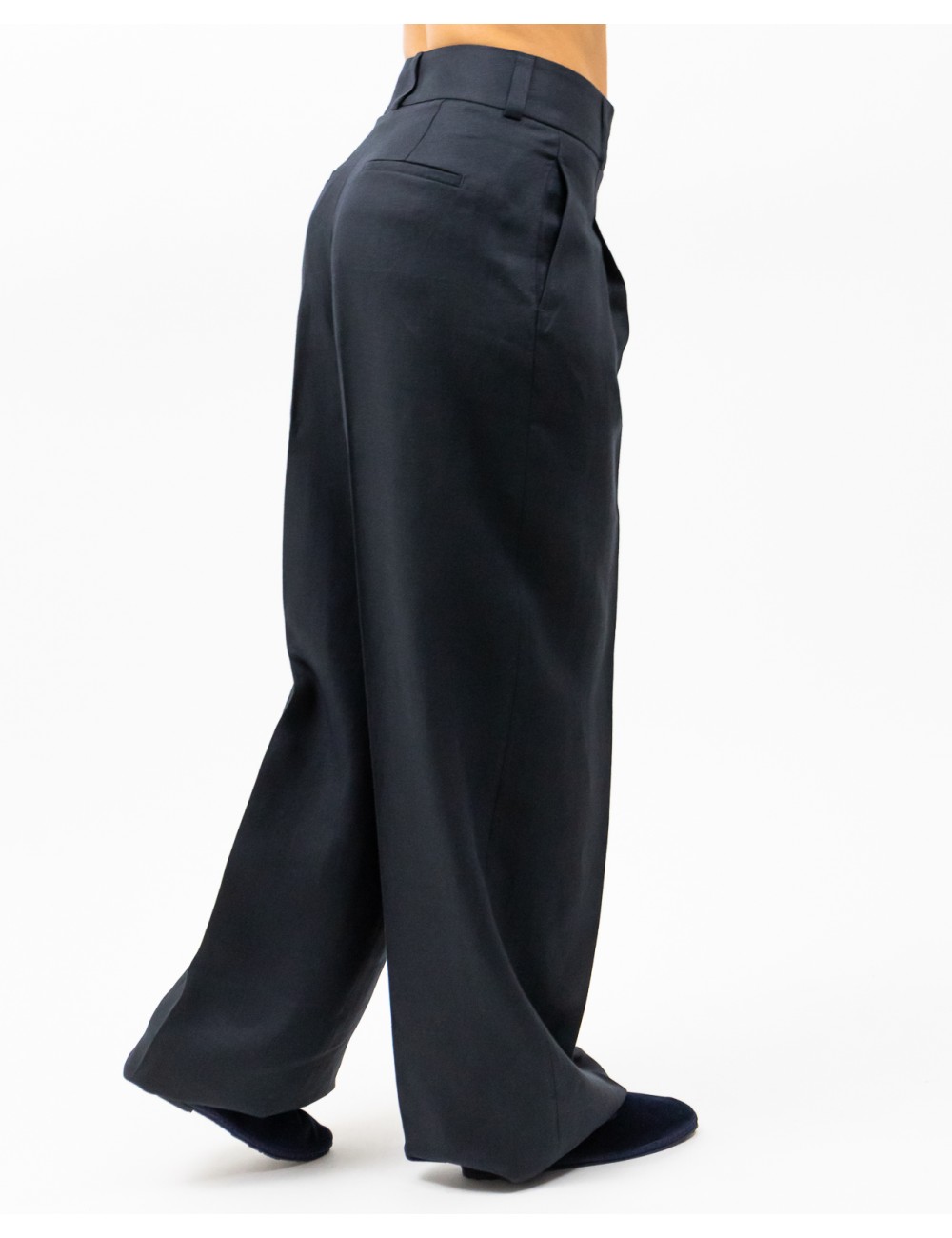 Peserico Donna Pantalone Palazzo Blu Notte M04420 02606 762