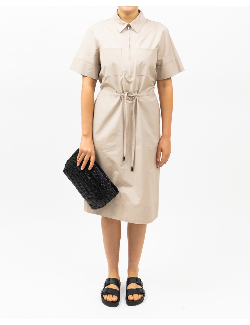 Peserico - Women's Beige Cappuccino Midi Dress S02116 01919 048 P25