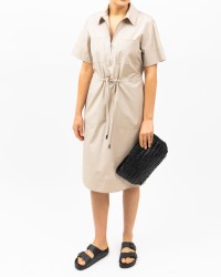 Peserico - Women's Beige Cappuccino Midi Dress S02116 01919 048 P25