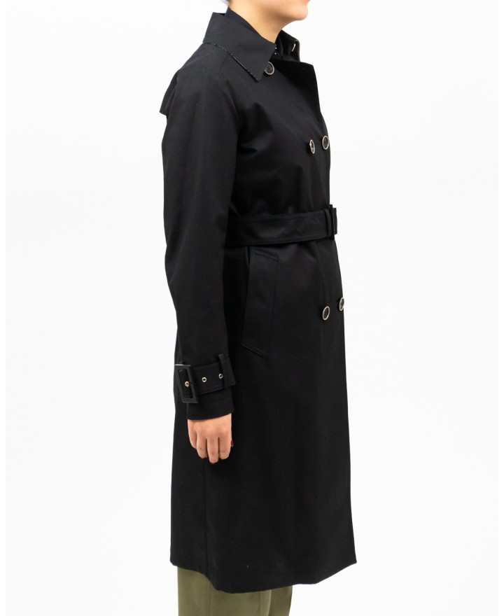 Herno - Impermeabile Trench Nero Donna IM000158D 13218 9300 P25