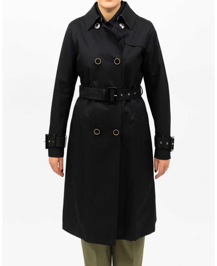 Herno - Impermeabile Trench Nero Donna IM000158D 13218 9300 P25