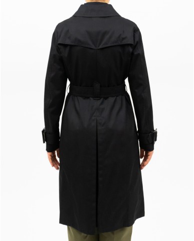 Herno - Women's Black Trench Raincoat IM000158D 13218 9300 P25