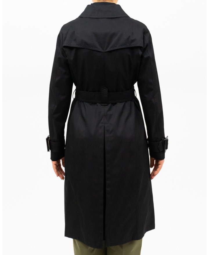 Herno - Women's Black Trench Raincoat IM000158D 13218 9300 P25