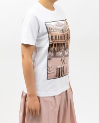 Bastille - T-shirt con Stampa Paris Dalmata Donna PARIS DALMATIAN WHIT P25