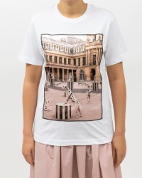 Bastille - T-shirt con Stampa Paris Dalmata Donna PARIS DALMATIAN WHIT P25
