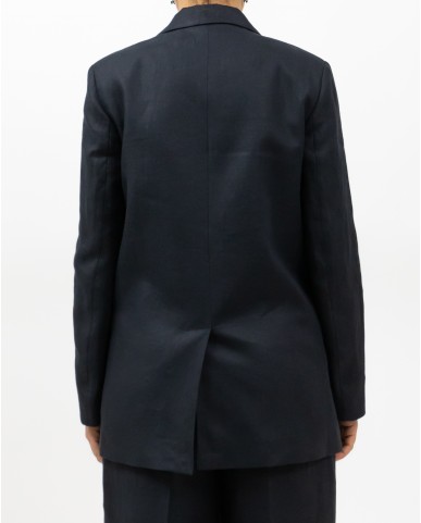 Peserico - Women's Blue Abyss Double-breasted Jacket M01438 02606 762 P25