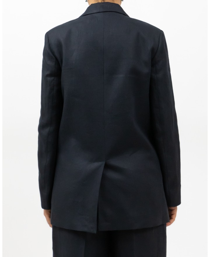 Peserico - Women's Blue Abyss Double-breasted Jacket M01438 02606 762 P25