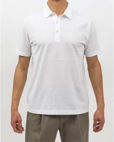 Herno - Polo Maniche Corte Bianca Uomo JPL00115U 52005 1000 P25