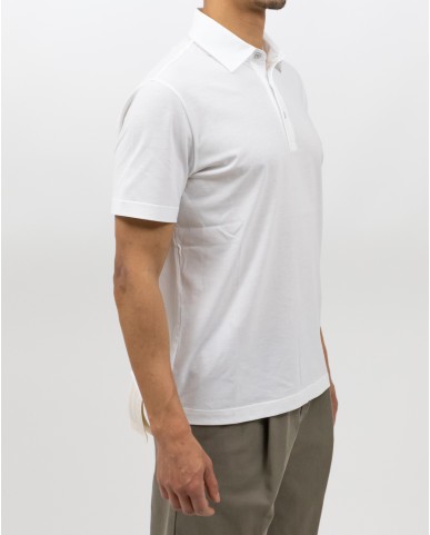 Herno - Polo Maniche Corte Bianca Uomo JPL00115U 52005 1000 P25