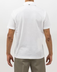 Herno - Polo Maniche Corte Bianca Uomo JPL00115U 52005 1000 P25