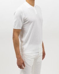 Hindustrie - Polo Maniche Corte Cotone Bianca Uomo HMA002 S07 0011 P25