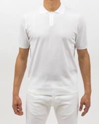 Hindustrie - Polo Maniche Corte Cotone Bianca Uomo HMA002 S07 0011 P25