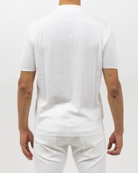Hindustrie - Polo Maniche Corte Cotone Bianca Uomo HMA002 S07 0011 P25