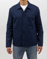 Hindustrie - Giacca Camicia Cotone Blu Uomo HCA001 S01 0005 P25