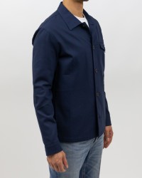 Hindustrie - Giacca Camicia Cotone Blu Uomo HCA001 S01 0005 P25