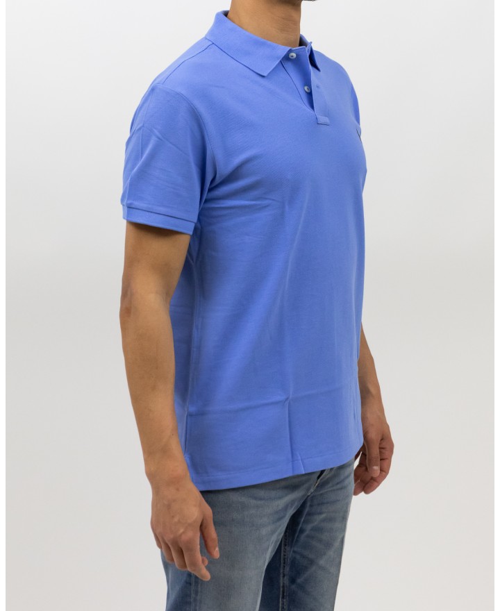 Polo Ralph Lauren - Polo Manica Corta Azzurra Uomo 710795080015 P25
