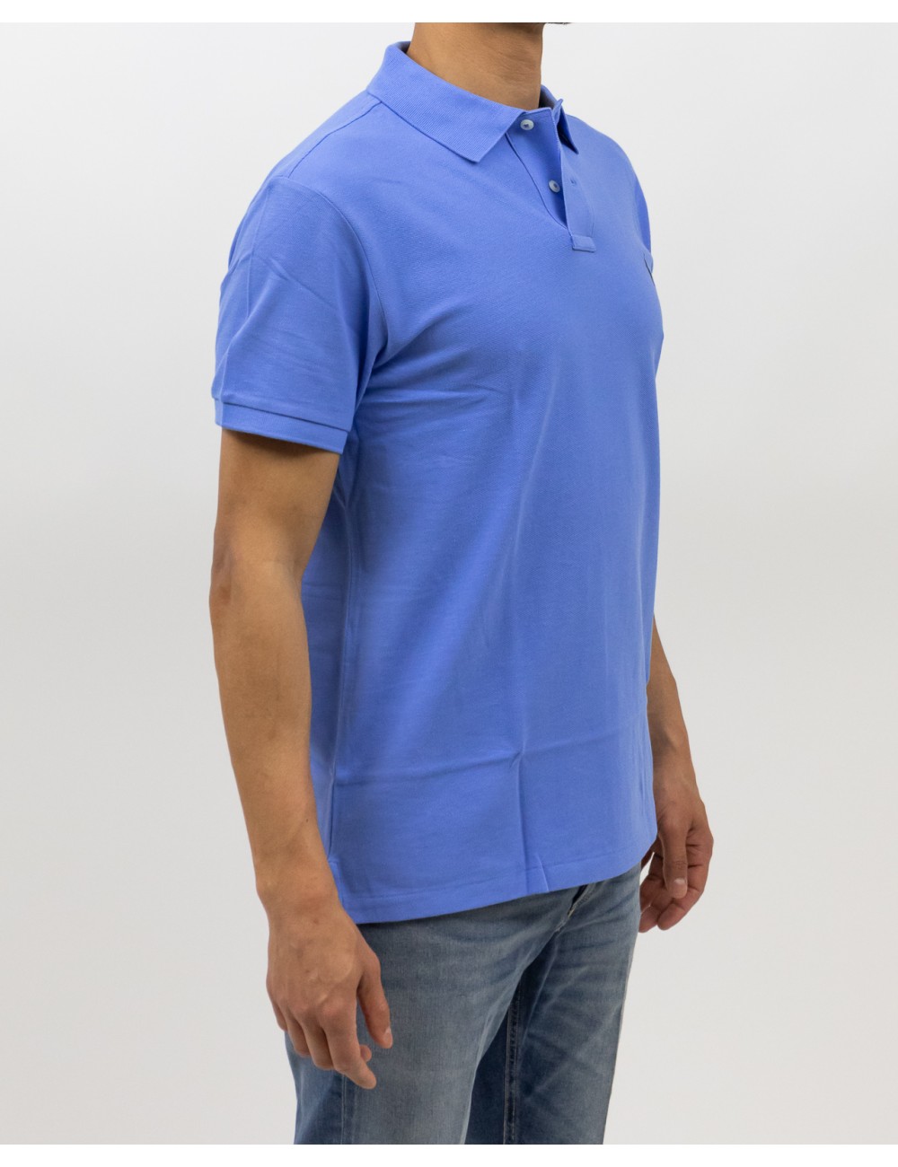 Polo Ralph Lauren - Polo Manica Corta Azzurra Uomo 710795080015 P25