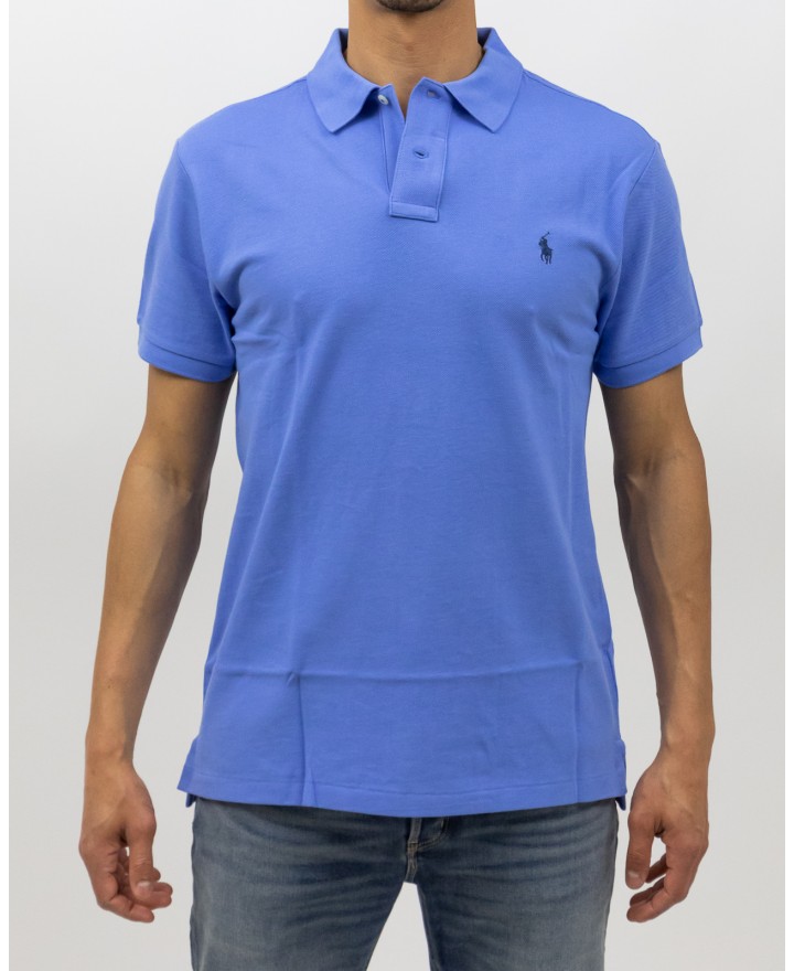 Polo Ralph Lauren - Polo Manica Corta Azzurra Uomo 710795080015 P25