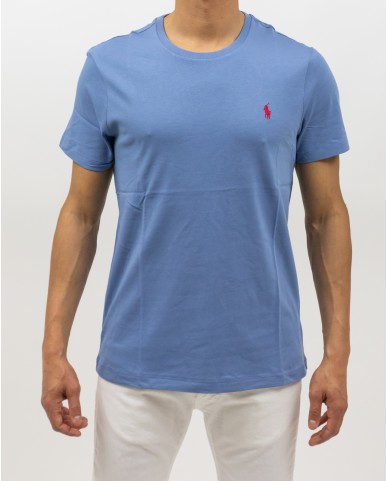 Polo Ralph Lauren - T-shirt Azzurra Uomo 710671438408 P25