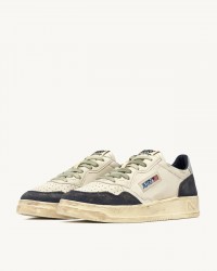 Autry - Scarpa Medalist Supervintage Pelle/Suede Blu Uomo AVLM LS07 CON