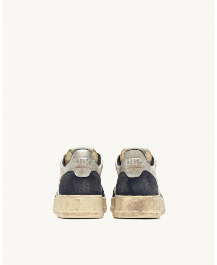 Autry - Scarpa Medalist Supervintage Pelle/Suede Blu Uomo AVLM LS07 CON