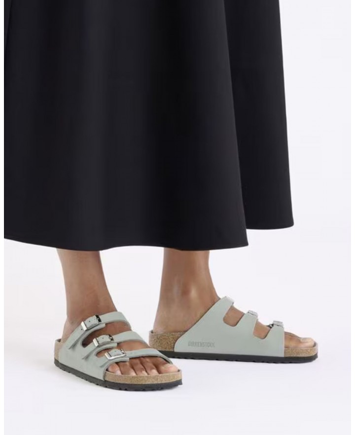 Birkenstock - Women's Florida PurePelle Sage 1029450 SAGE P25