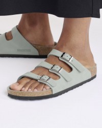 Birkenstock - Florida Pure Pelle Sage Donna 1029450 SAGE P25