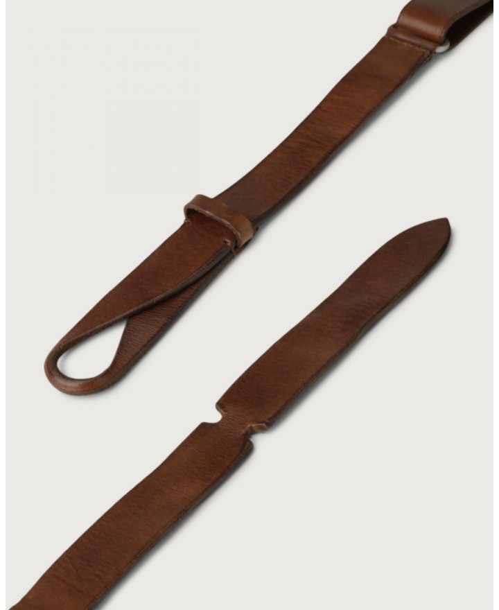 Orciani - Men's NoBuckle Dive Leather Belt NB0005 DIV CUO CON