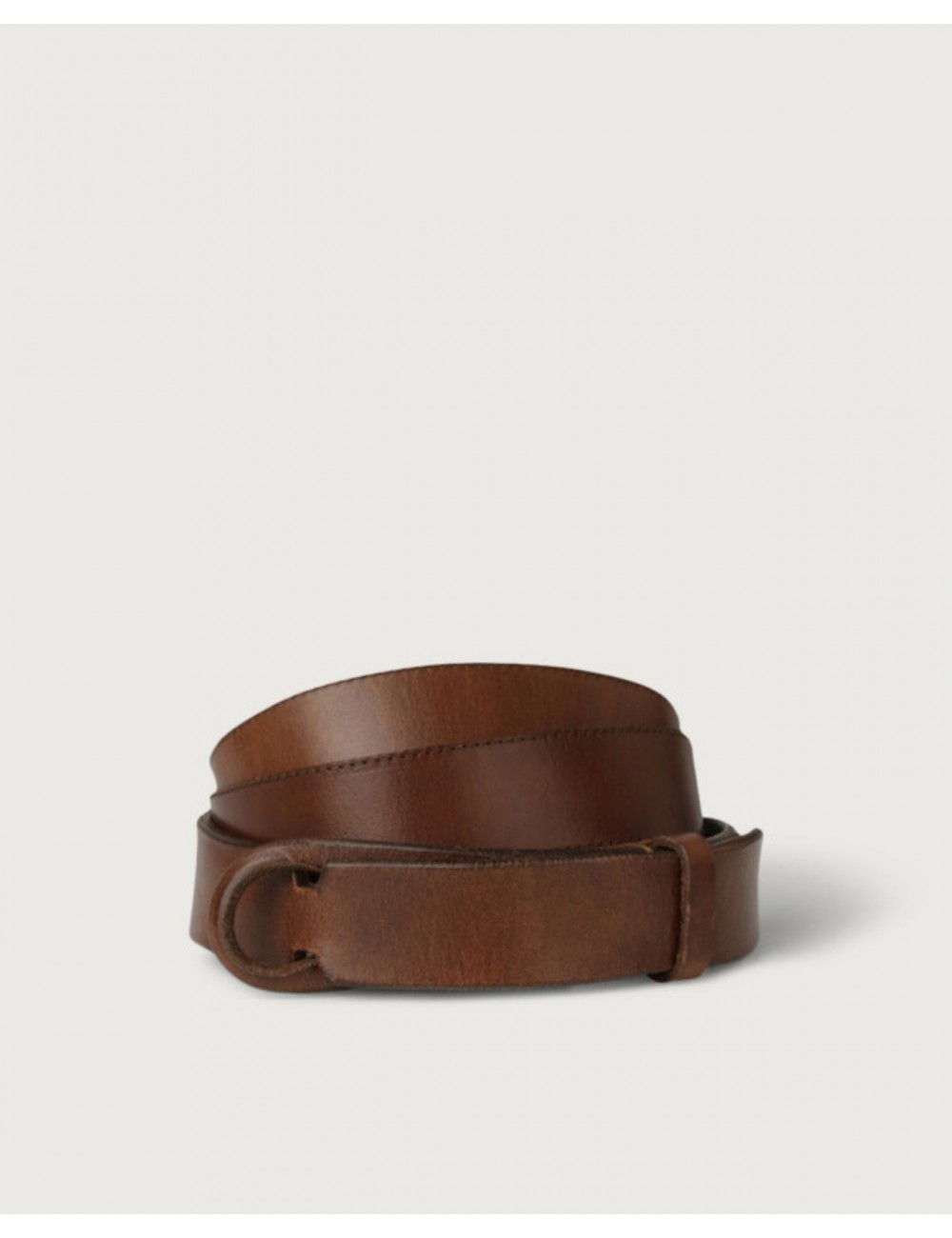 Orciani - Men's NoBuckle Dive Leather Belt NB0005 DIV CUO CON