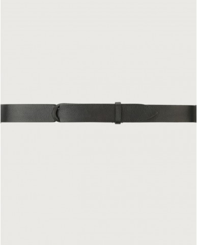 Orciani - Cintura NoBuckle Chevrette Pelle Nera Uomo NB0074 CHE NER CON