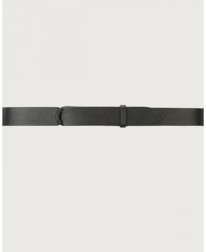 Orciani - Cintura NoBuckle Chevrette Pelle Nera Uomo NB0074 CHE NER CON