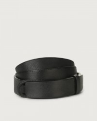 Orciani - Cintura NoBuckle Chevrette Pelle Nera Uomo NB0074 CHE NER CON