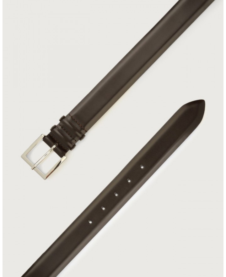 Orciani - Cintura Classica Calf Pelle Testa di Moro Uomo U03202 _CAF TMO CON