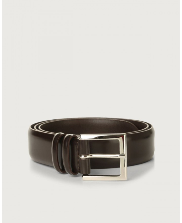 Orciani - Cintura Classica Calf Pelle Testa di Moro Uomo U03202 _CAF TMO CON