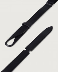 Orciani - Cintura NoBuckle Bull Cuoio/Tessuto Blu Uomo NB0001 BUL BLU CON