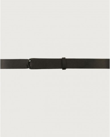 Orciani - NoBuckle Saffiano Black Leather Belt for Men NB0061 SAF NER CON