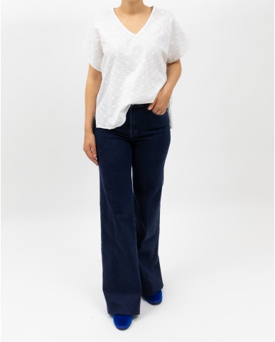 Matthew Goodman - Camicia Scollo V Sangallo Bianco Donna I320ANETL01 P25