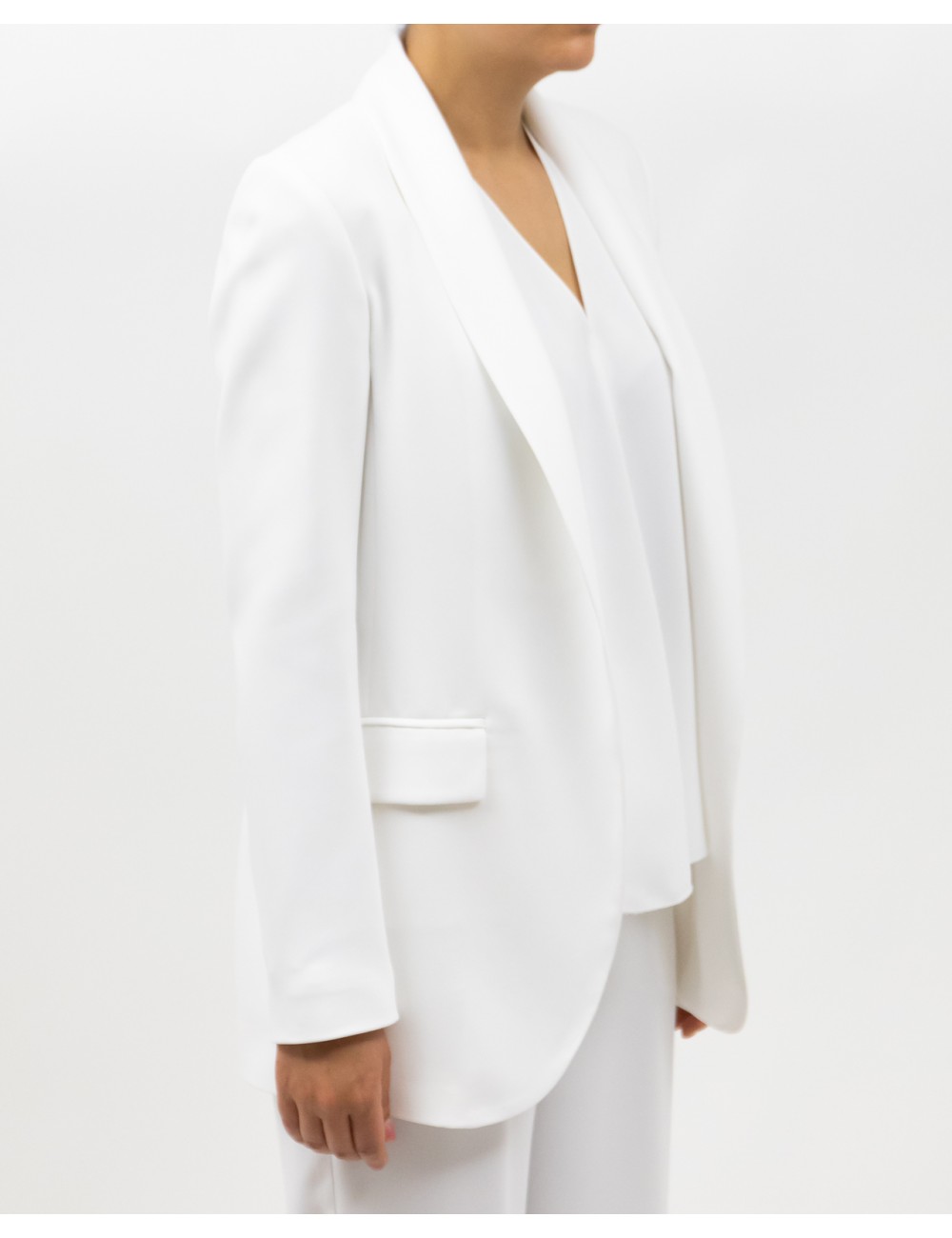 Inès - Giacca Blazer Bianca Donna 1437L 2553 703 P25