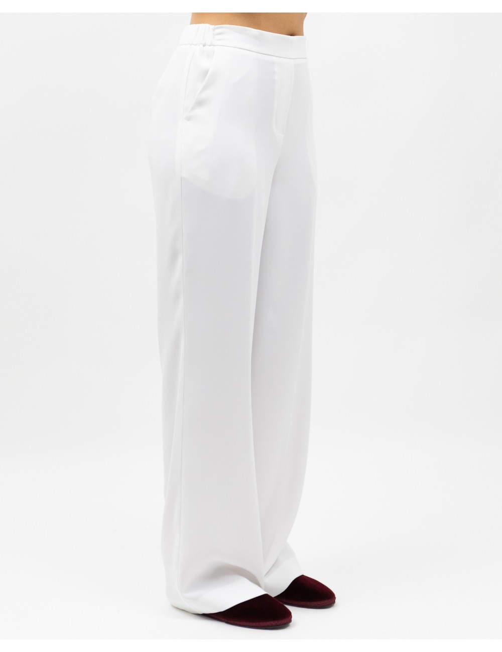 Inès - Pantalone Palazzo Bianco Donna 4565 2553 703 P25