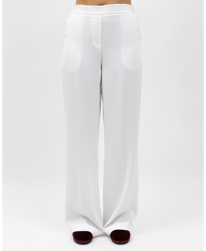 Inès - Pantalone Palazzo Bianco Donna 4565 2553 703 P25