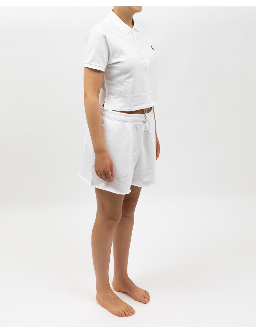 Polo Ralph Lauren - Polo Crop Maniche Corte Bianca Donna 211965104001 P25