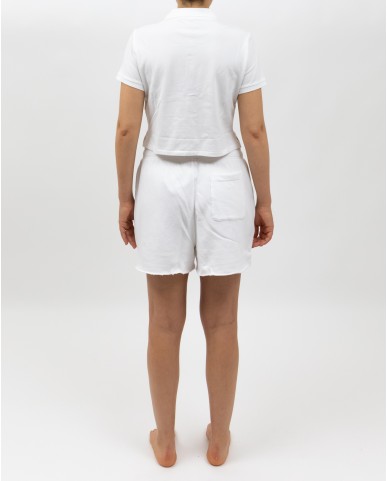 Polo Ralph Lauren - Polo Crop Maniche Corte Bianca Donna 211965104001 P25