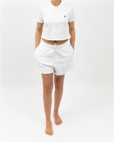 Polo Ralph Lauren - Polo Crop Maniche Corte Bianca Donna 211965104001 P25