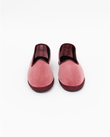 Fratta - Friulane Velluto Liscio Rosa Antico Donna 000205 ROSA ANTICO CON