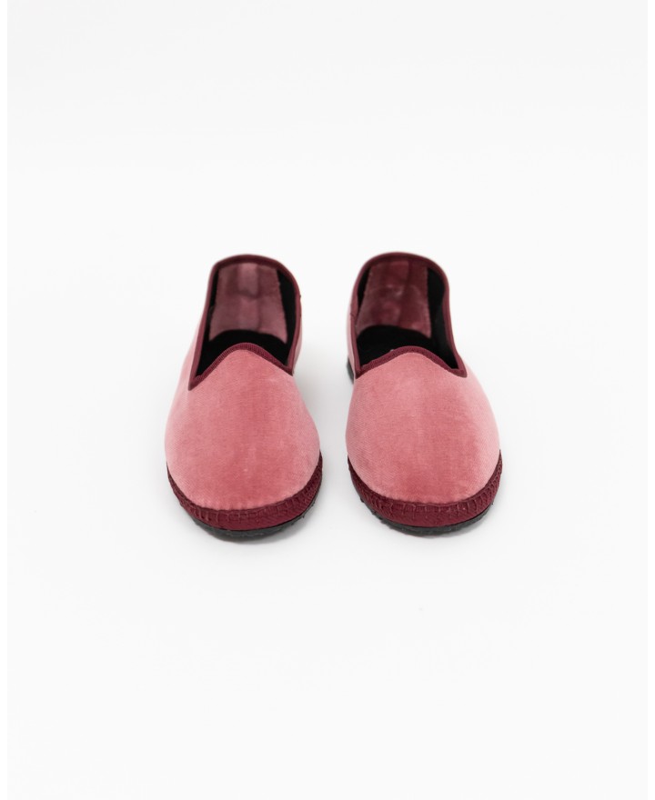 Fratta - Friulane Velluto Liscio Rosa Antico Donna 000205 ROSA ANTICO CON