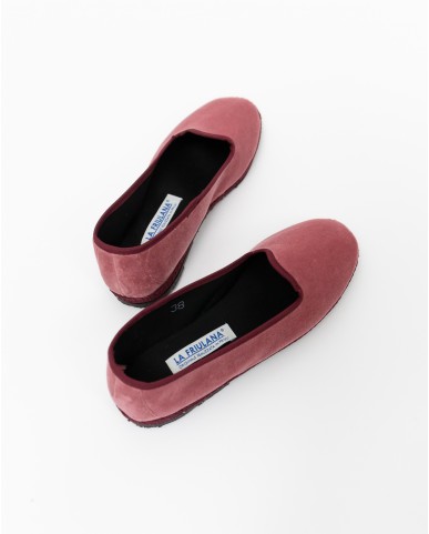 Fratta - Friulane Velluto Liscio Rosa Antico Donna 000205 ROSA ANTICO CON