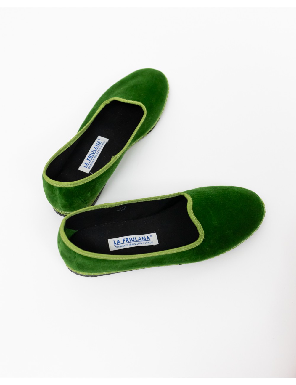 Fratta - Friulane Velluto Liscio Verde Kiwi Donna 000205 VERDE KIWI CON