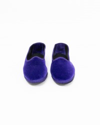 Fratta - Friulane Velluto Liscio Viola Donna 000205 VIOLA CON