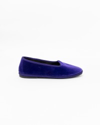 Fratta - Friulane Velluto Liscio Viola Donna 000205 VIOLA CON