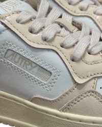 Autry - Scarpa Medalist Pelle Bicolor Laccata Cipria Donna AULW RT03 CON